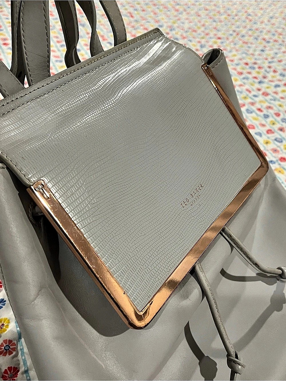 Ted Baker Gray Backpack - Picture 2 of 13